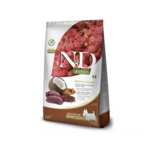 Farmina N&D dog QUINOA (GF) adult mini, skin & coat, venison & coconut 2,5 kg