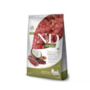 Farmina N&D dog QUINOA (GF) adult mini, skin & coat, duck & coconut