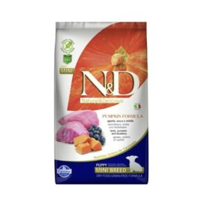 Farmina N&D Dog PUMPKIN (GF) puppy mini, lamb & blueberry 7 kg