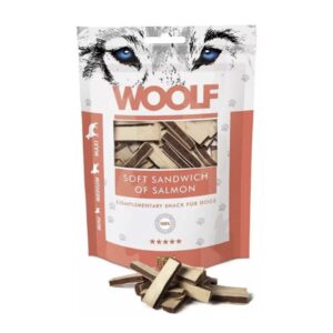 WOOLF mäkký lososový sendvič 100g