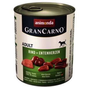 Animonda GRANCARNO® dog adult hovädzie a kačacie srdiečka