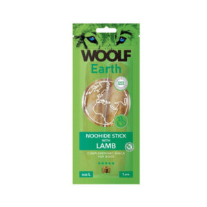 Woolf Dog Earth NOOHIDE L Sticks with Lamb 85 g