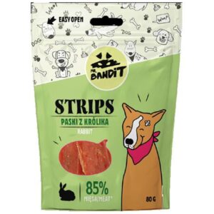 Pamlsok Mr. Bandit rabbit strips 80g