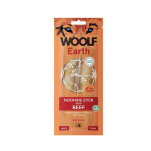 Woolf Dog Earth NOOHIDE L Sticks with Beef 85 g