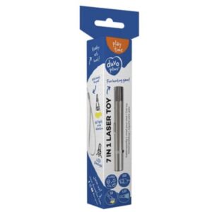 Hračka DUVO + laser 7v1 pre mačky strieborný 11,5x1,5x1,5cm