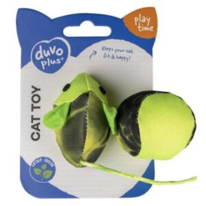 Hračka DUVO + myš rýchla so zelenou loptou 16x3,8x4cm