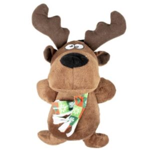Hračka DUVO+ Vianočný plyšový sob, pískajúci