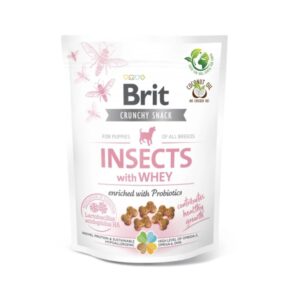 Brit Care Dog Crunchy Cracker. Puppy. Insects with Whey enriched with Probiotics 200g