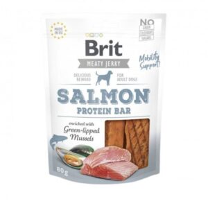 Brit Jerky-Salmon Protein Bar 80g