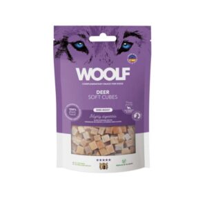 Pamlsok Woolf Dog Soft Cubes Deer 100 g