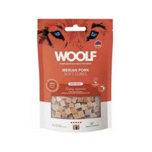 Pamlsok Woolf Dog Soft Cubes Iberian Pork 100 g