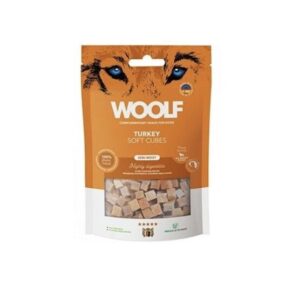 Pamlsok Woolf Dog Soft Cubes Turkey 100 g